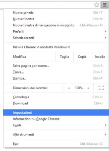 Cambiare Homepage Chrome - 1