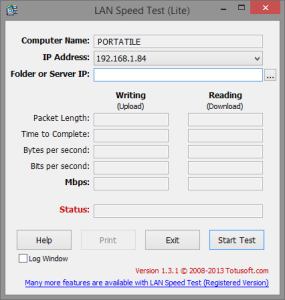 LAN Speed Test 1