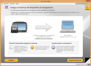 TomTom Home Backup e ripristino 03