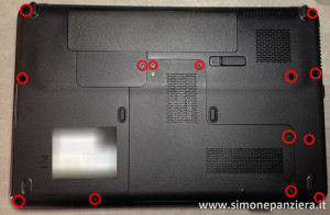 Riparare Compaq Presario CQ61 USB + Power 001