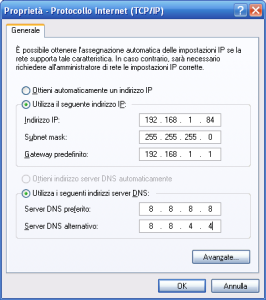 Impostare IP Statico Windows XP - 4
