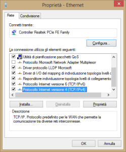 Impostare IP statico windows 8 - 4