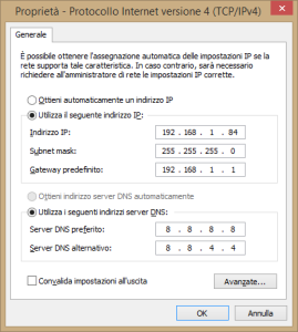 Impostare IP statico windows 8 - 5