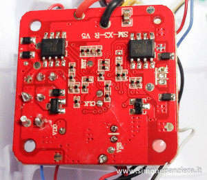 Syma X5C - Range Mod PCB on board 017