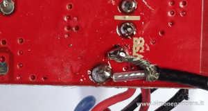 Syma X5C - Range Mod PCB on board 021 Saldatura antenna