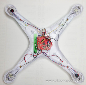 Syma X5C - Range Mod PCB on board 024