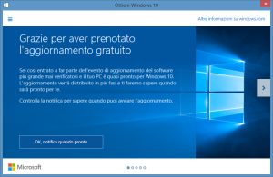 Forzare update windows 10