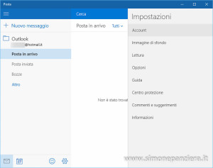 Configurare libero su Windows 10 - Posta 06
