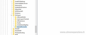 Registro di sistema windows 10 2