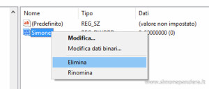 Registro di sistema windows 10 6