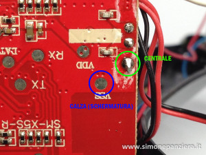 Syma X5SW - Range Mod (15) saldatura