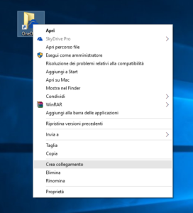 Aggiungere un collegamento al menu start di Windows 10 (1)